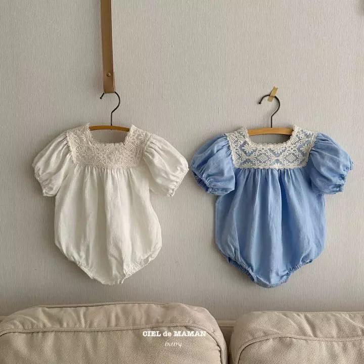 Ciel De Maman - Korean Baby Fashion - #babyclothing - Line Square Bodysuit - 7