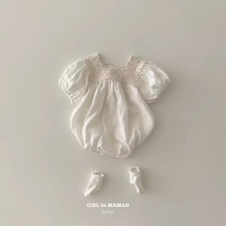 Ciel De Maman - Korean Baby Fashion - #babyfashion - Line Square Bodysuit - 8