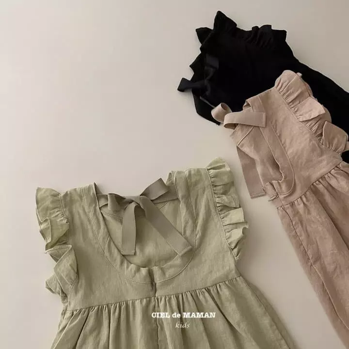 Ciel De Maman - Korean Children Fashion - #Kfashion4kids - Frill Jumpsuit - 3