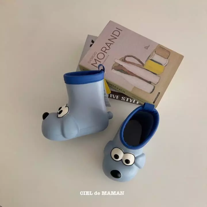 Ciel De Maman - Korean Children Fashion - #Kfashion4kids - Puppy Rain Boots - 9