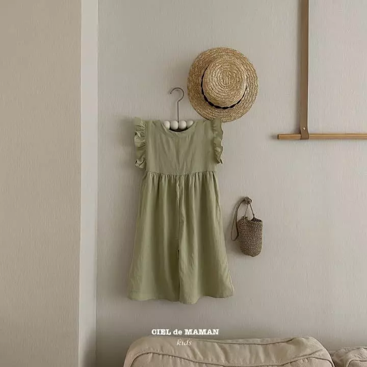Ciel De Maman - Korean Children Fashion - #childofig - Frill Jumpsuit - 8