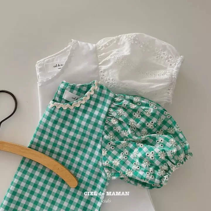 Ciel De Maman - Korean Children Fashion - #childofig - Embo Blouse - 7