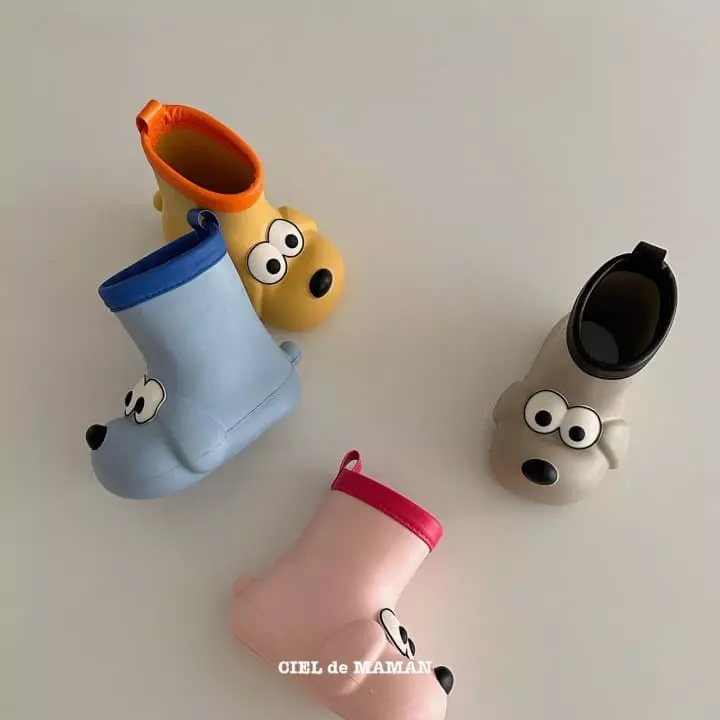 Ciel De Maman - Korean Children Fashion - #childofig - Puppy Rain Boots