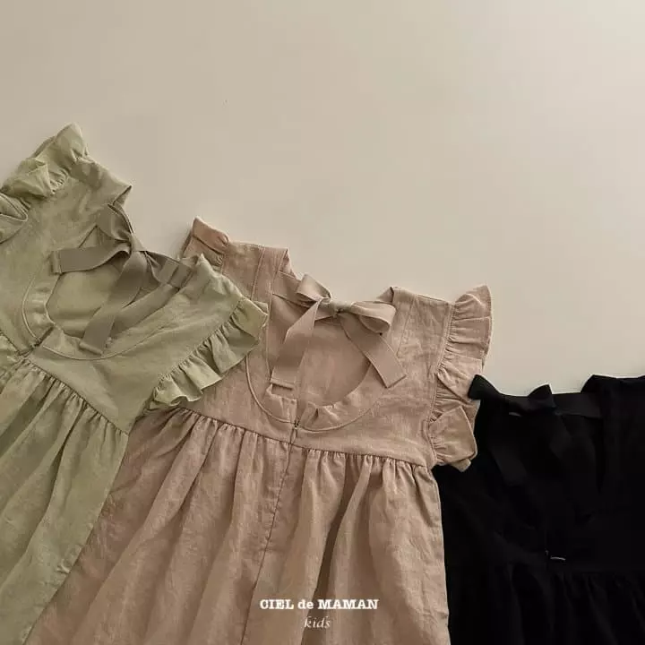 Ciel De Maman - Korean Children Fashion - #childrensboutique - Frill Jumpsuit - 10