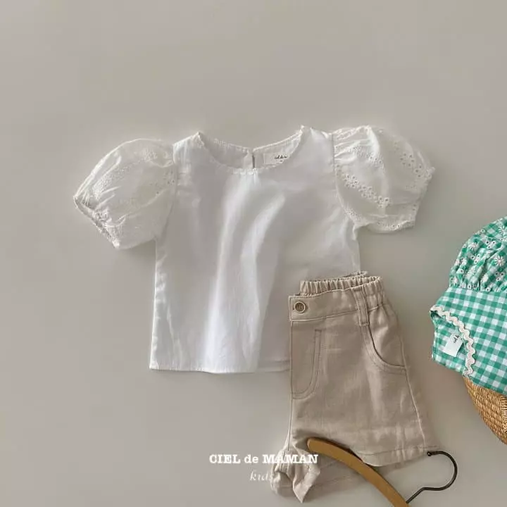 Ciel De Maman - Korean Children Fashion - #childrensboutique - Embo Blouse - 8