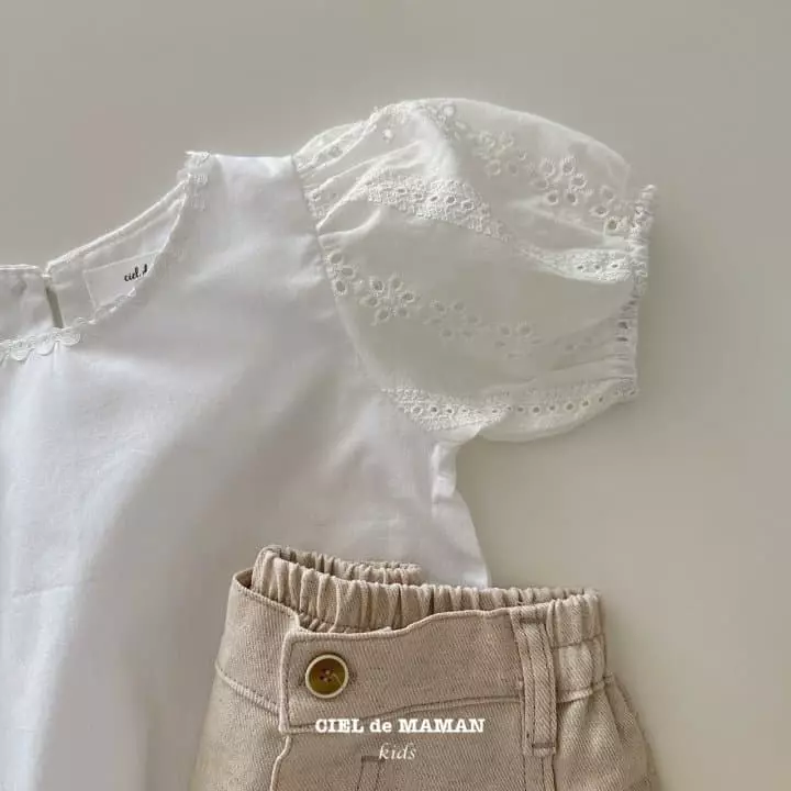 Ciel De Maman - Korean Children Fashion - #designkidswear - Embo Blouse - 9