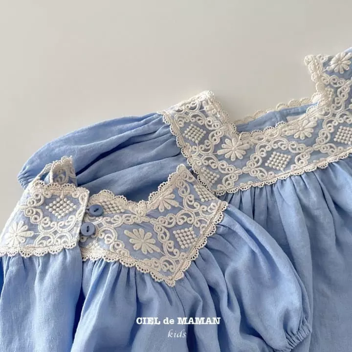 Ciel De Maman - Korean Children Fashion - #designkidswear - Linen Square One-piece - 6