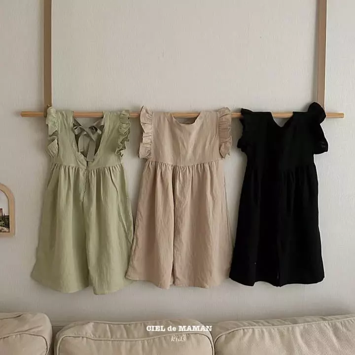 Ciel De Maman - Korean Children Fashion - #discoveringself - Frill Jumpsuit - 12
