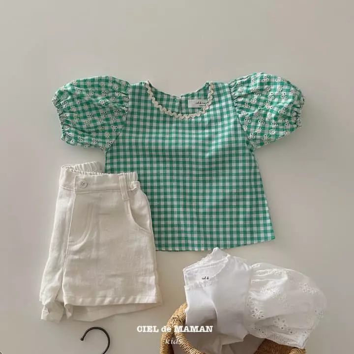 Ciel De Maman - Korean Children Fashion - #fashionkids - Embo Blouse - 11