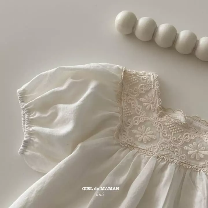 Ciel De Maman - Korean Children Fashion - #fashionkids - Linen Square One-piece - 8