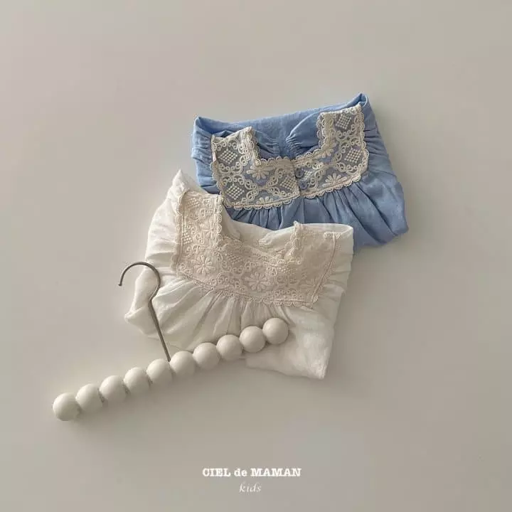 Ciel De Maman - Korean Children Fashion - #kidsshorts - Linen Square One-piece - 9