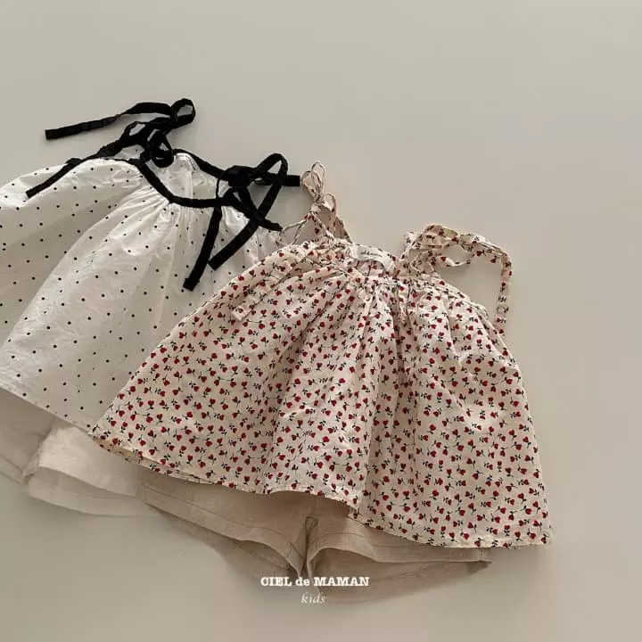 Ciel De Maman - Korean Children Fashion - #kidsstore - Plare String Blouse - 2