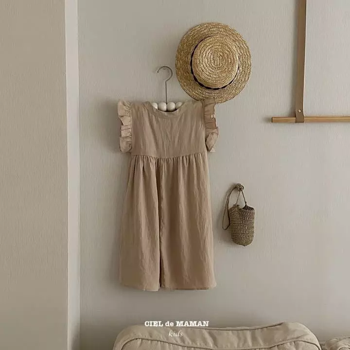 Ciel De Maman - Korean Children Fashion - #magicofchildhood - Frill Jumpsuit - 5