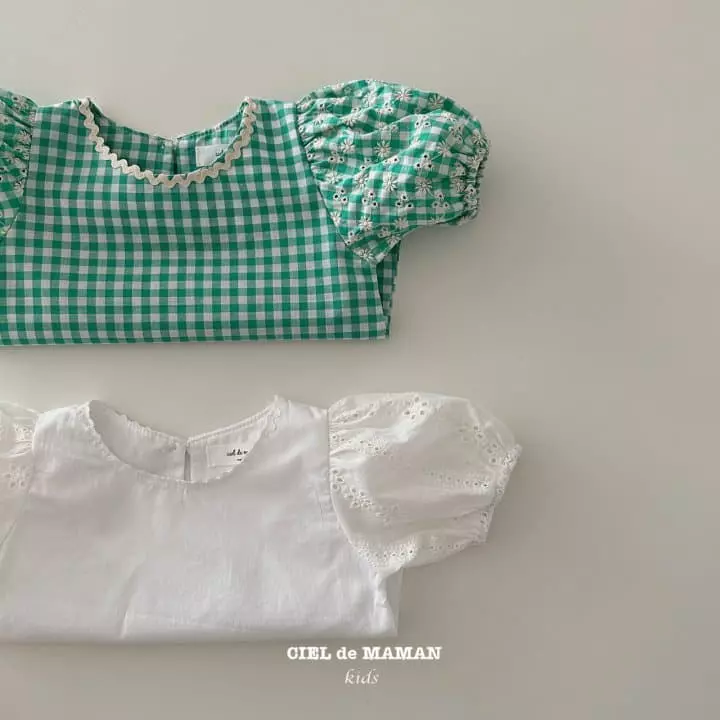 Ciel De Maman - Korean Children Fashion - #magicofchildhood - Embo Blouse - 3