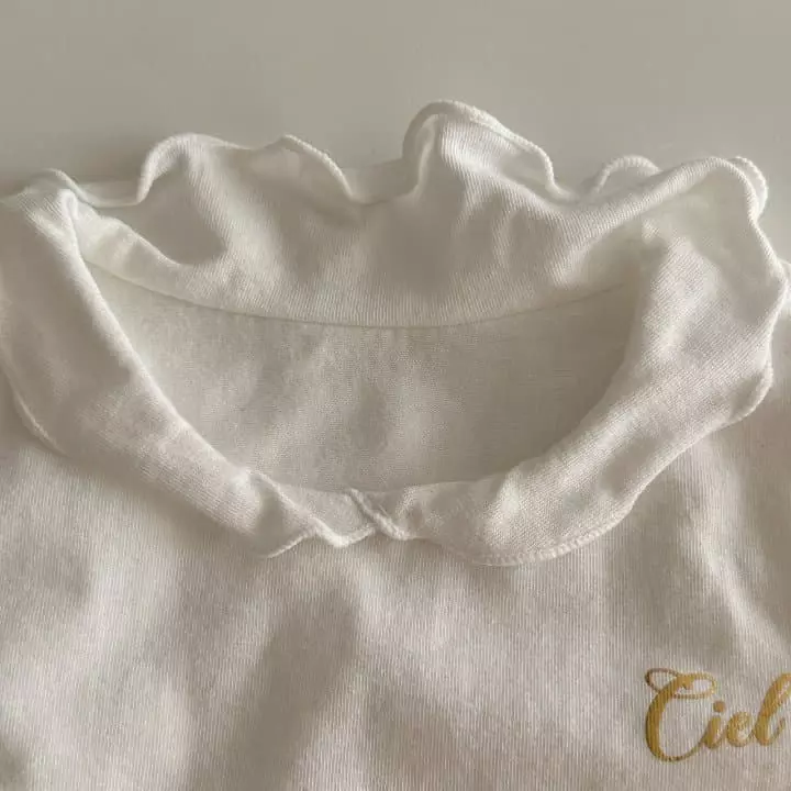 Ciel De Maman - Korean Children Fashion - #magicofchildhood - Bebe Collar Tee - 7