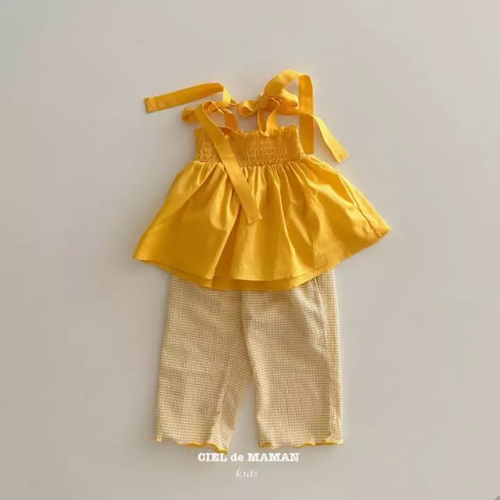 Ciel De Maman - Korean Children Fashion - #magicofchildhood - Smocking Tee - 4