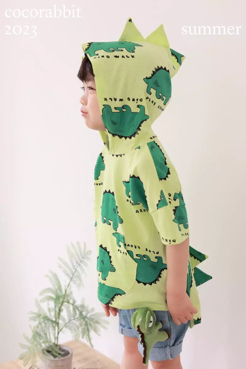 Coco Rabbit - Korean Children Fashion - #Kfashion4kids - Dino Hoody - 11