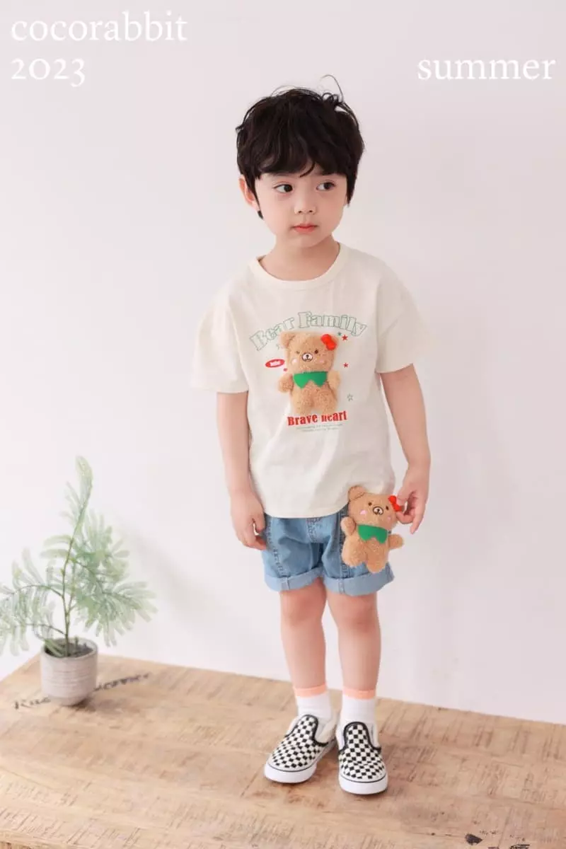 Coco Rabbit - Korean Children Fashion - #childofig - Family Bear Doll Tee - 8
