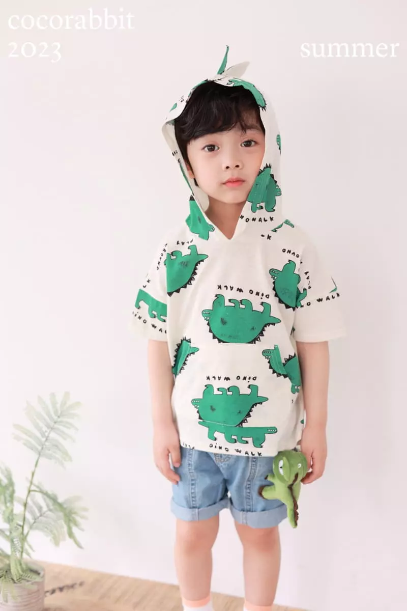 Coco Rabbit - Korean Children Fashion - #childofig - Dino Hoody - 3