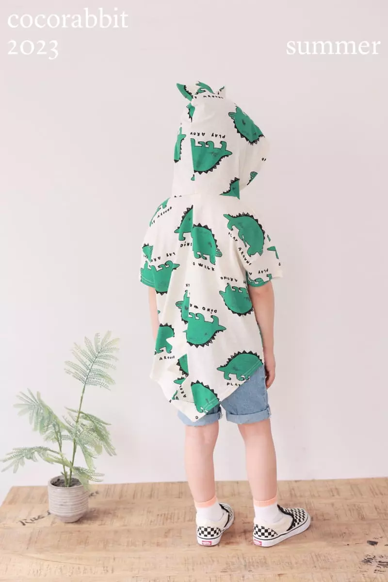 Coco Rabbit - Korean Children Fashion - #designkidswear - Dino Hoody - 5