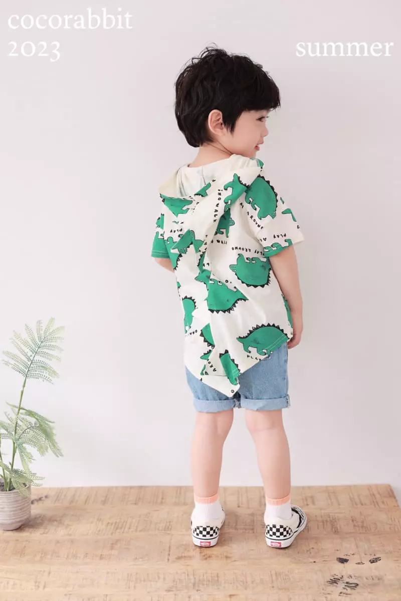 Coco Rabbit - Korean Children Fashion - #fashionkids - Dino Hoody - 7