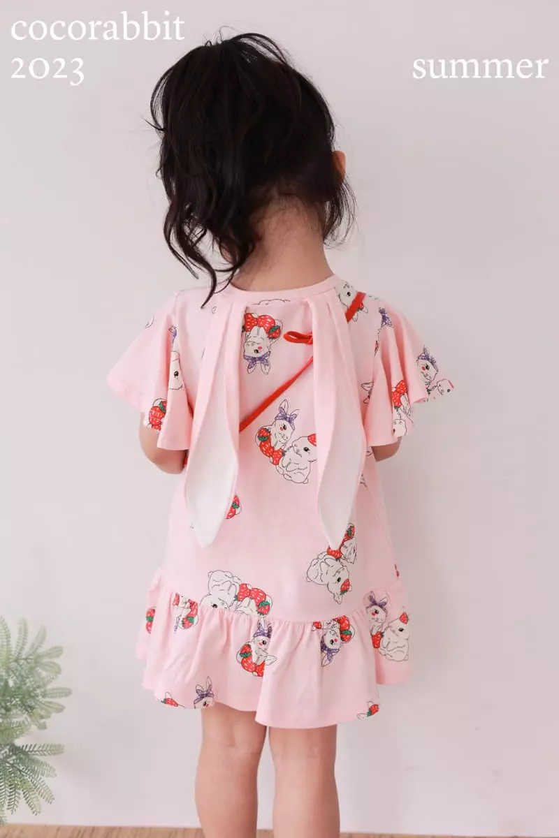 Coco Rabbit - Korean Children Fashion - #kidsshorts - Twin Rabbit Ears One-piece