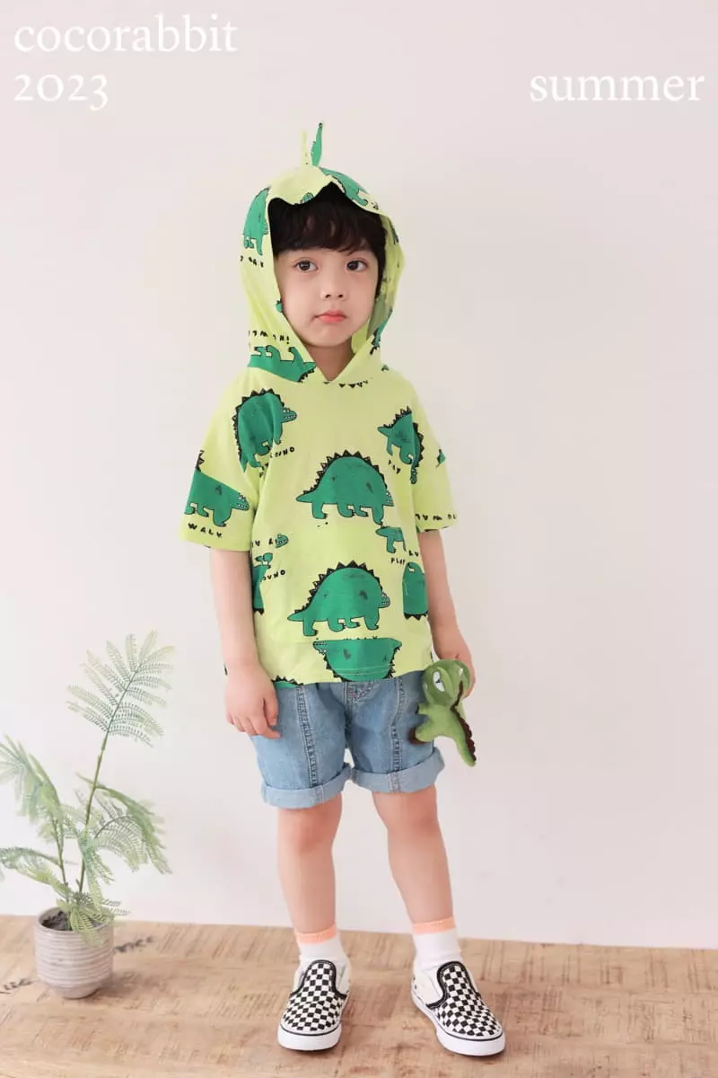 Coco Rabbit - Korean Children Fashion - #kidsstore - Dino Hoody - 9
