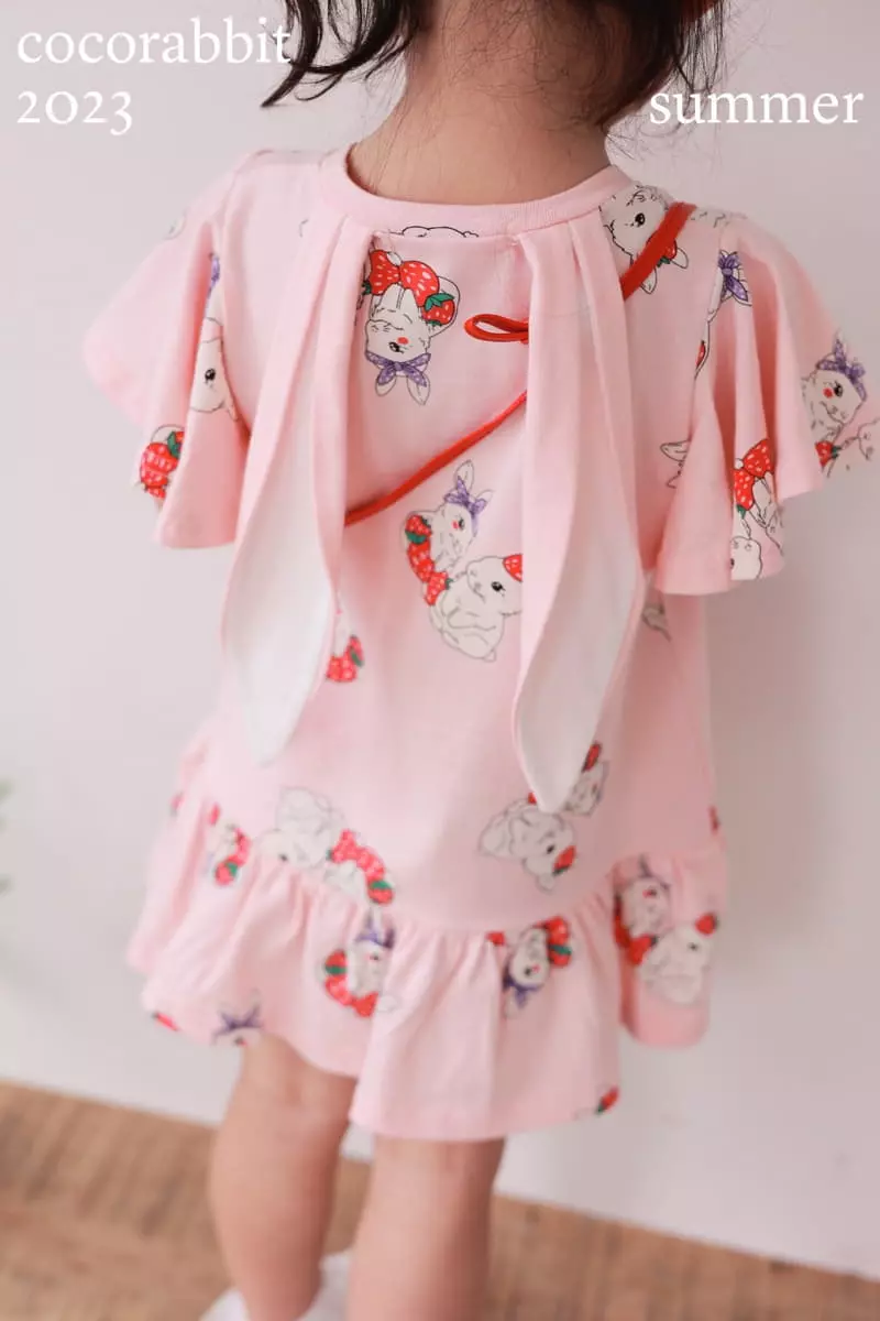 Coco Rabbit - Korean Children Fashion - #kidzfashiontrend - Twin Rabbit Ears One-piece - 3