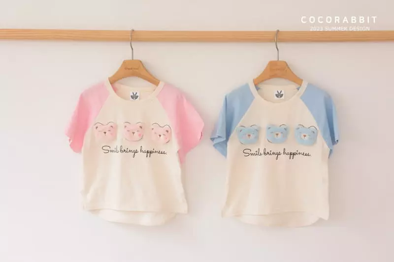 Coco Rabbit - Korean Children Fashion - #littlefashionista - Ragaln Bear Tee - 8