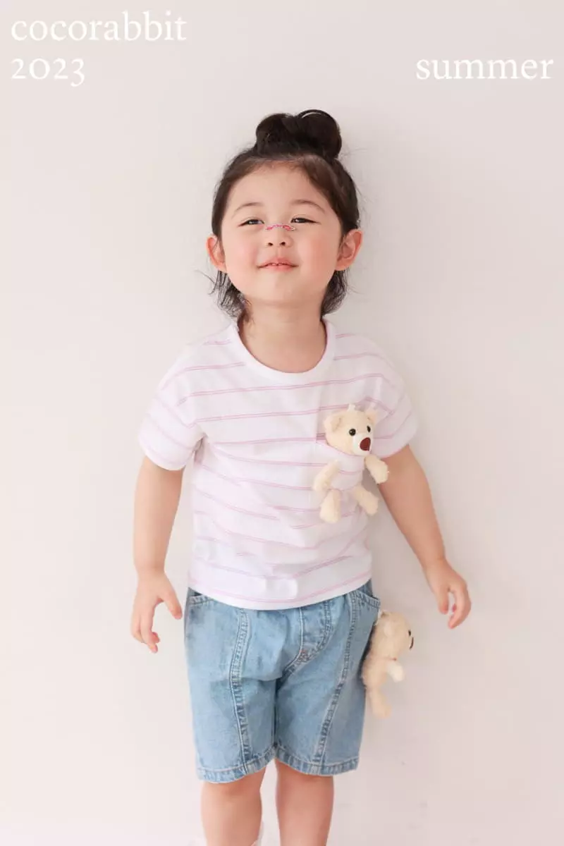 Coco Rabbit - Korean Children Fashion - #magicofchildhood - Ribboon Slit Jeans - 7