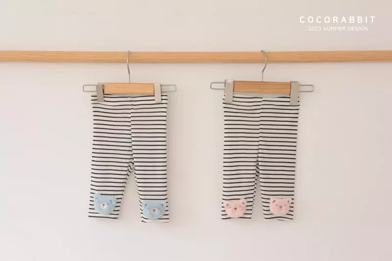 Coco Rabbit - Korean Children Fashion - #magicofchildhood - Bear Doll Leggings - 5