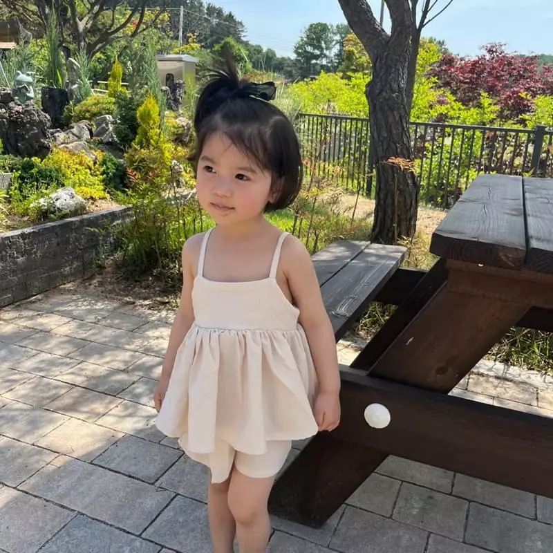 Color - Korean Children Fashion - #Kfashion4kids - Lime Top Bottom Set - 11
