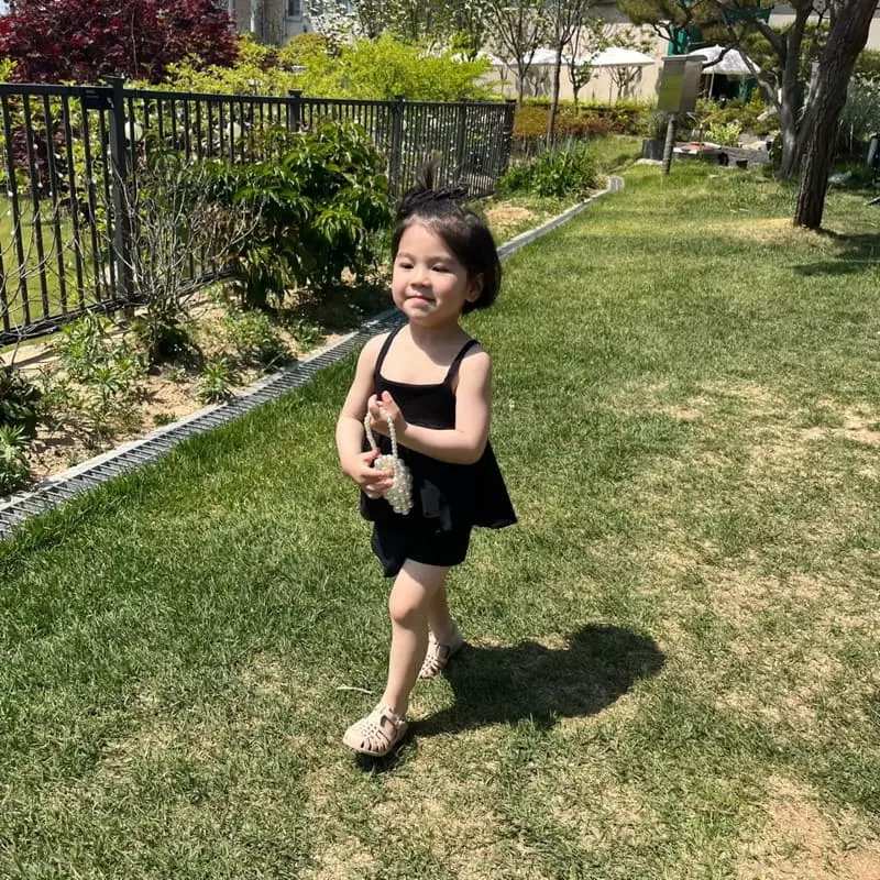 Color - Korean Children Fashion - #designkidswear - Lime Top Bottom Set - 5
