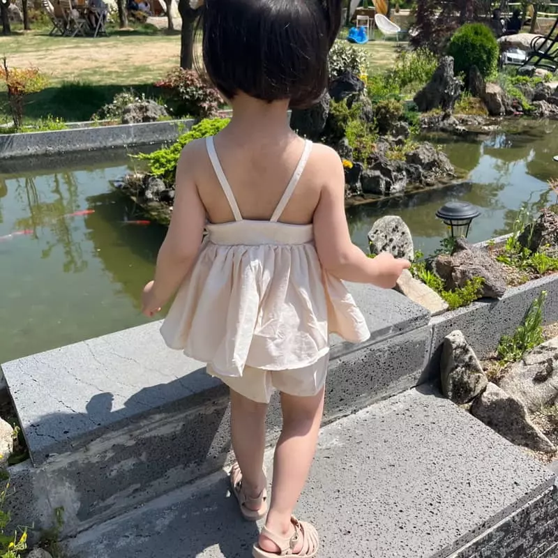 Color - Korean Children Fashion - #discoveringself - Lime Top Bottom Set - 6
