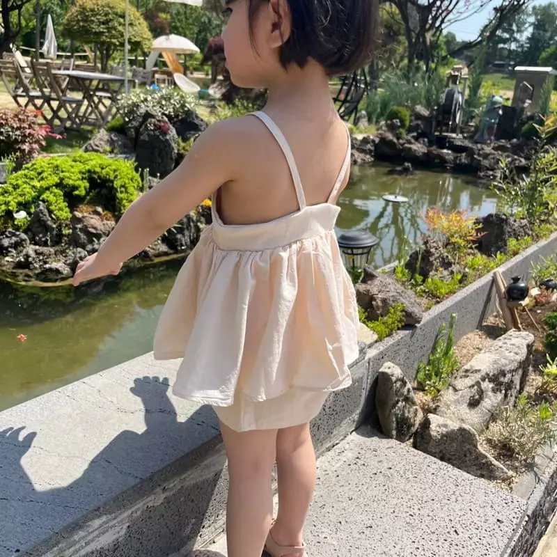 Color - Korean Children Fashion - #fashionkids - Lime Top Bottom Set - 7