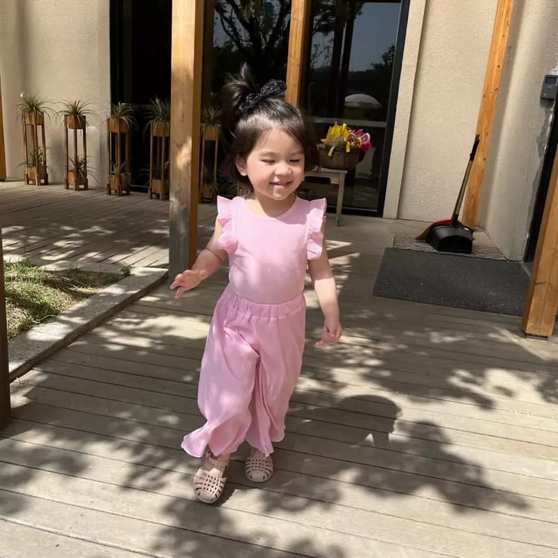 Color - Korean Children Fashion - #toddlerclothing - Monddang Top Bottom Set - 2