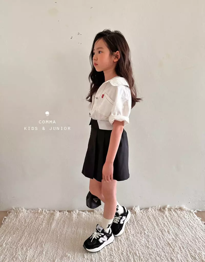 Comma - Korean Children Fashion - #childofig - Label Shirt - 3
