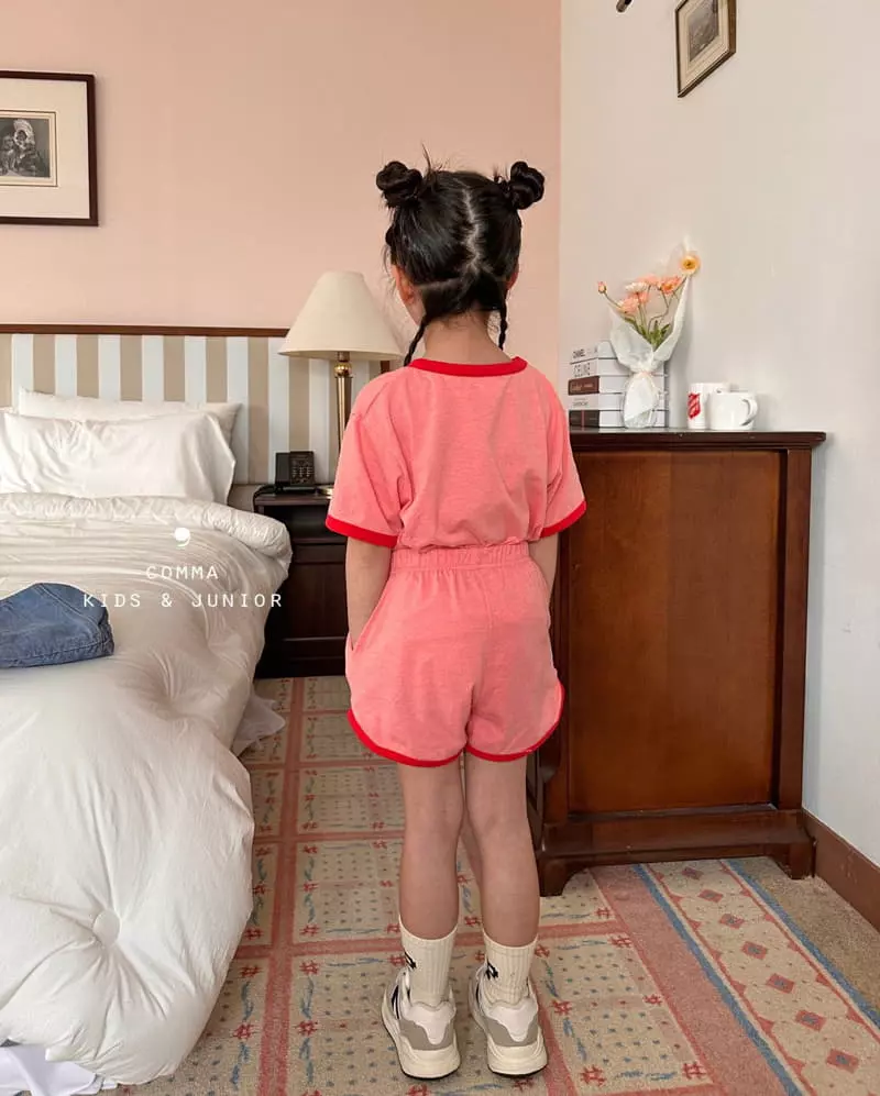 Comma - Korean Children Fashion - #littlefashionista - Hello Mom Top Bottom Set - 7