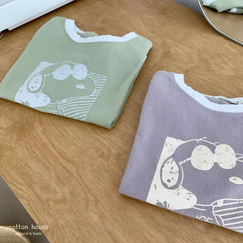 Cotton House - Korean Children Fashion - #fashionkids - Snop Tee - 12