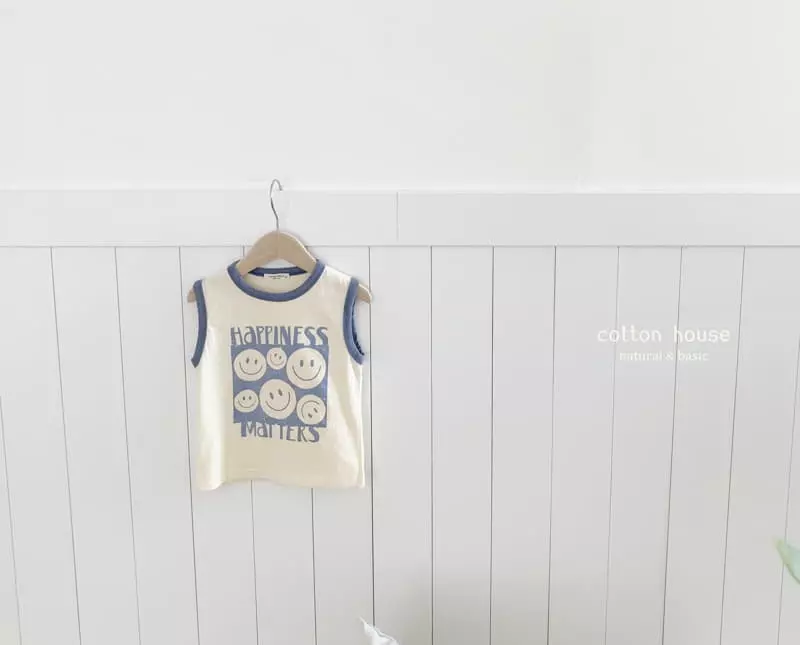Cotton House - Korean Children Fashion - #kidsstore - Happiness Sleeveless - 3
