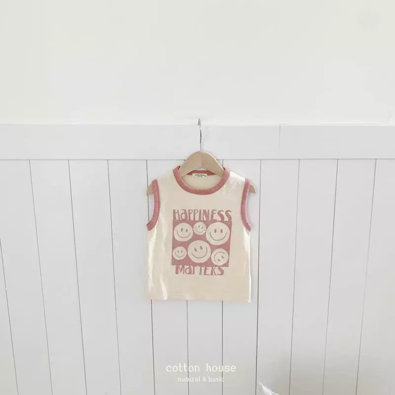 Cotton House - Korean Children Fashion - #kidsstore - Happiness Sleeveless - 4