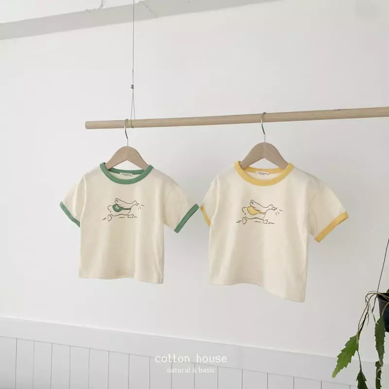 Cotton House - Korean Children Fashion - #littlefashionista - Duck Color TEe - 5
