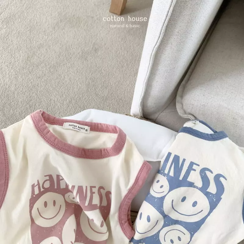 Cotton House - Korean Children Fashion - #magicofchildhood - Happiness Sleeveless - 7