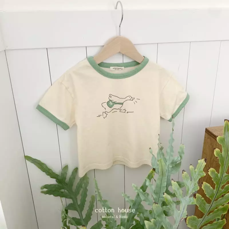 Cotton House - Korean Children Fashion - #magicofchildhood - Duck Color TEe - 6