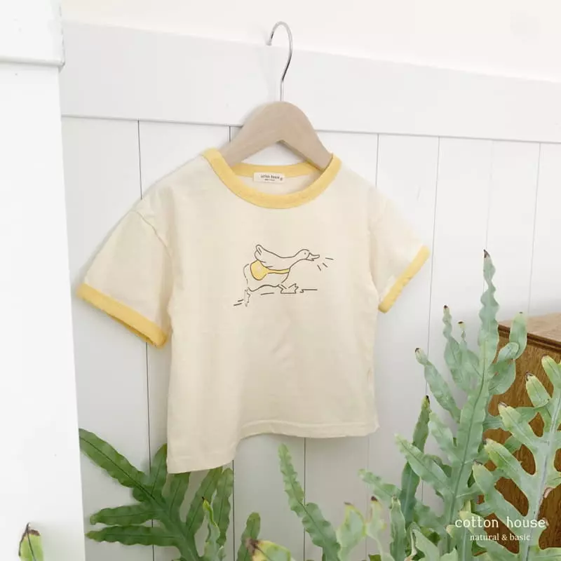 Cotton House - Korean Children Fashion - #minifashionista - Duck Color TEe - 7