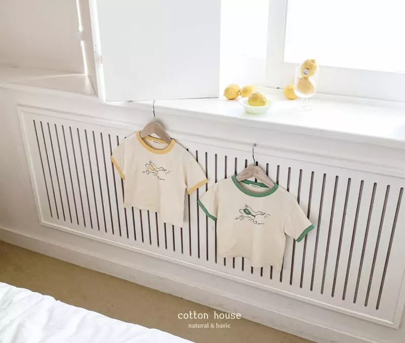 Cotton House - Korean Children Fashion - #toddlerclothing - Duck Color TEe - 10