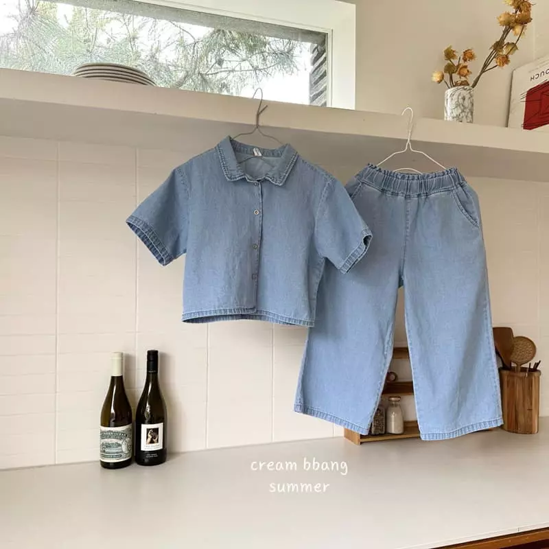 Cream Bbang - Korean Children Fashion - #childofig - Ice Denim Pants - 10