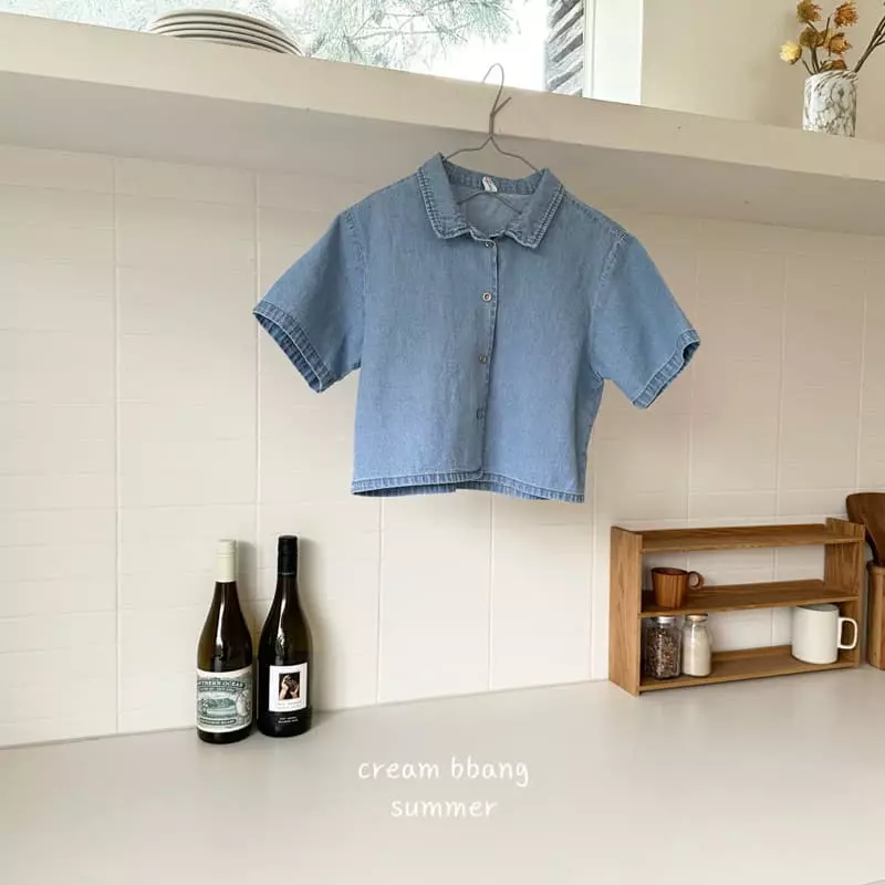 Cream Bbang - Korean Children Fashion - #littlefashionista - Ice Denim Shirt - 11