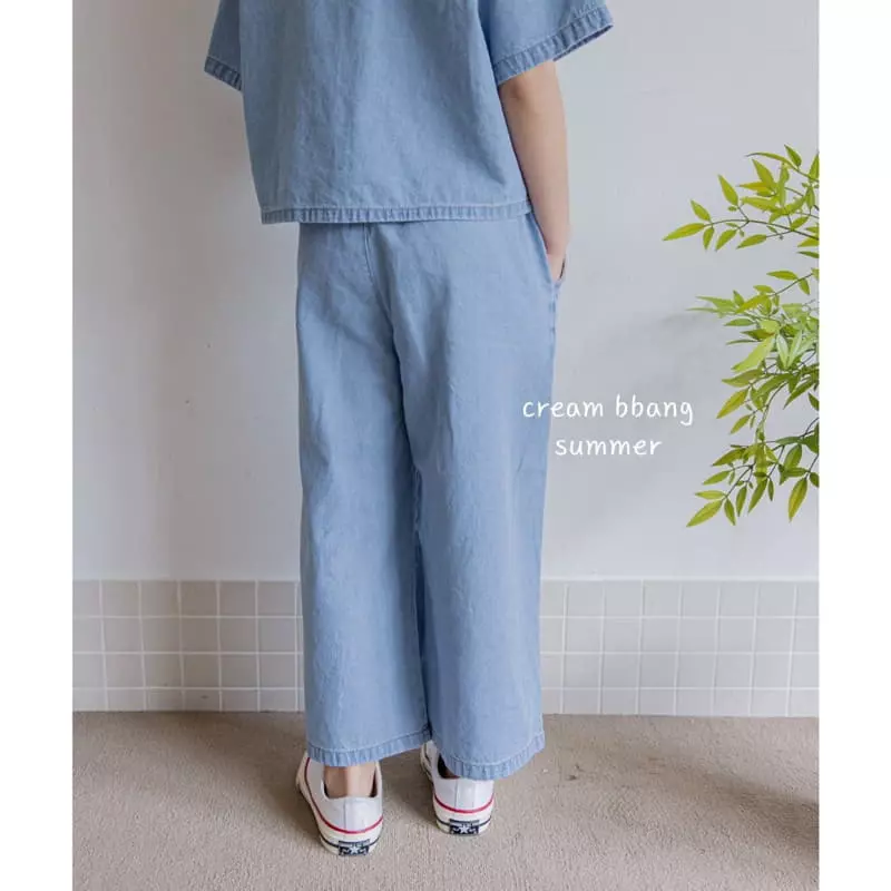 Cream Bbang - Korean Children Fashion - #magicofchildhood - Ice Denim Pants - 6