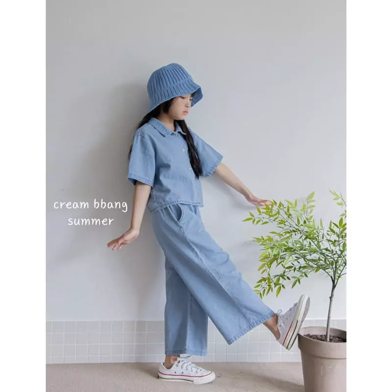 Cream Bbang - Korean Children Fashion - #prettylittlegirls - Ice Denim Pants - 8